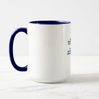 Caneca Weil ich eine saubere Weste habe - Loriot Nudel