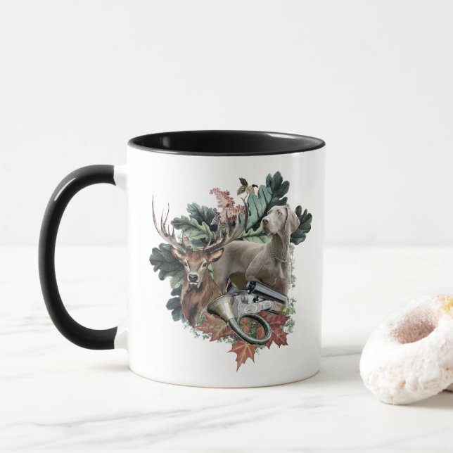 Caneca Weimaraner (Com Donut)