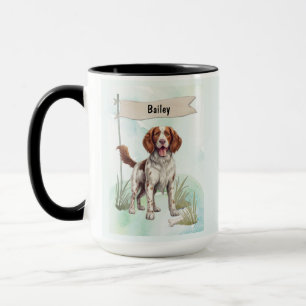 Caneca Welsh Springer Spaniel Aquarela Cachorro Personali