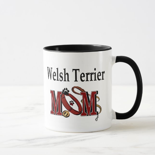 Caneca Welsh Terrier Mãe Mug (Direita)