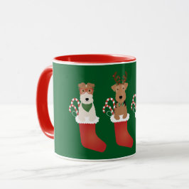 Caneca Welsh Wire Fox Terrier Dogs Natal