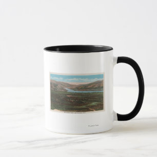 Caneca Wenatchee, WAView do vale & Rio Columbia