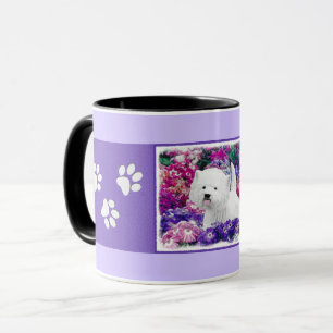 Caneca West Highland White Terrier Pintando Arte Canina