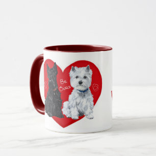 Caneca Westie e Scottie Namorados