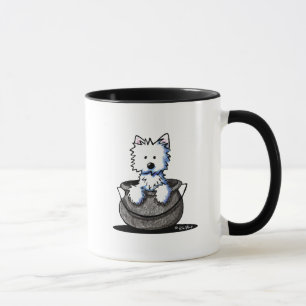 Caneca Westie Halloween Cauldron Cutie