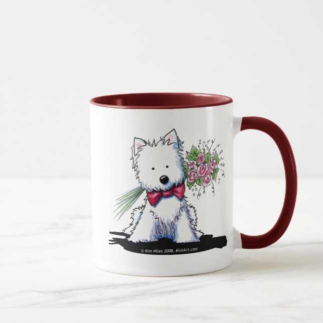 Caneca Westie Namorados Prince Mug (Direita)