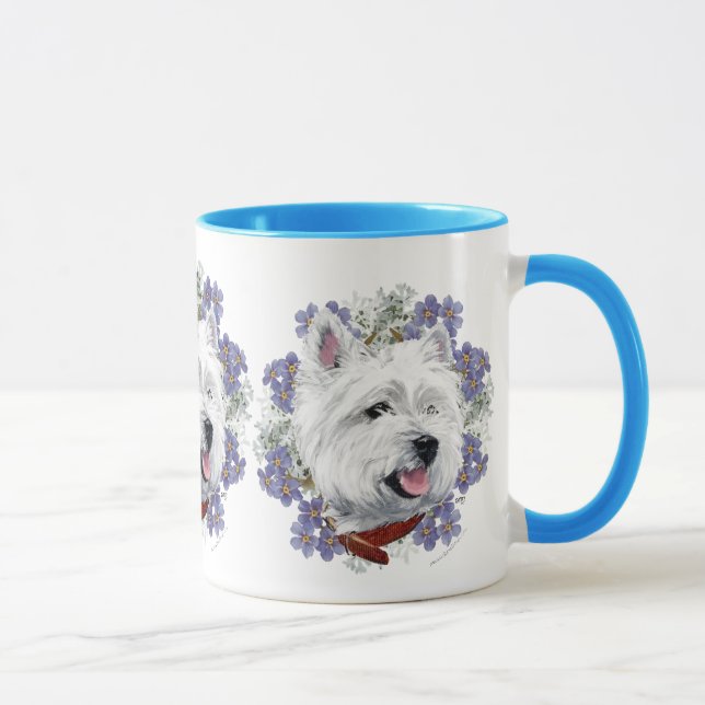 Caneca Westie Não Me Esqueças (Direita)
