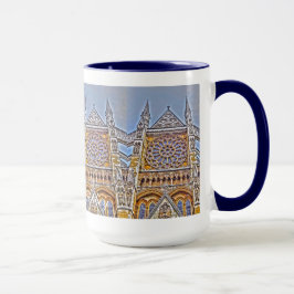Caneca Westminster Abbey, Londres, Reino Unido.