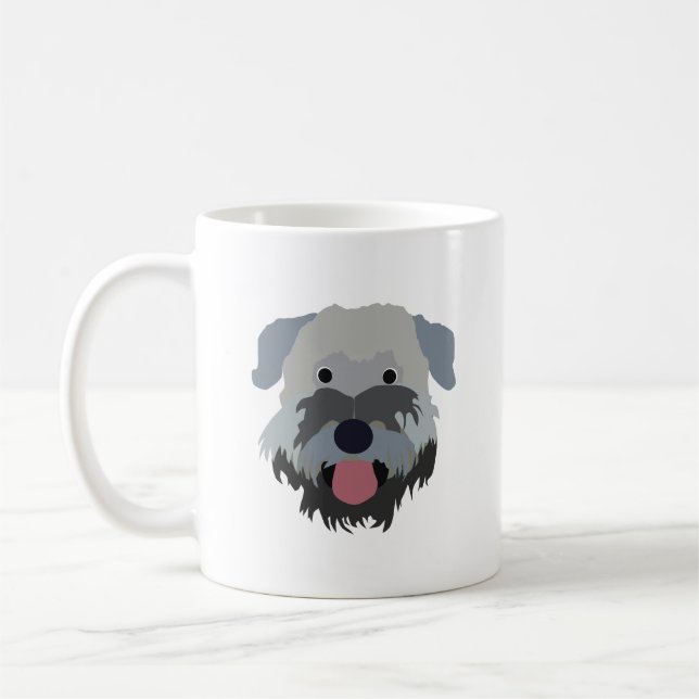 Caneca Wheaten brandamente revestida do cão de (Esquerda)