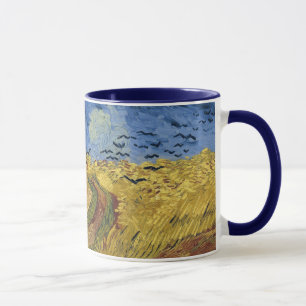 Caneca Wheatfield with Crows (F779) Van Gogh Fine Art