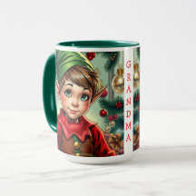Whimsical Cartoon Elf | Christmas Personalized
