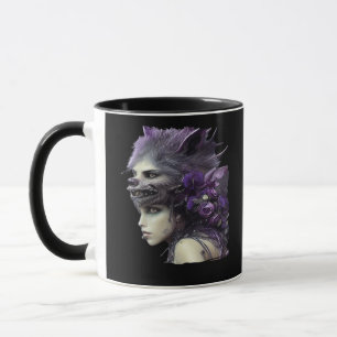Caneca Whimsigoth Engraçado Design Para Halloween