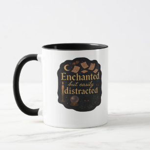 Caneca Whimsigoth Fantasy Mystical Forests, Luas e Magia