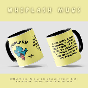 Caneca WHIPLASH Mug da poeta Adiela Akoo