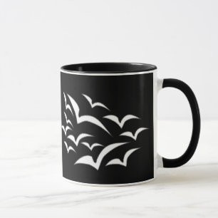 Caneca White Bat Cloud Mug
