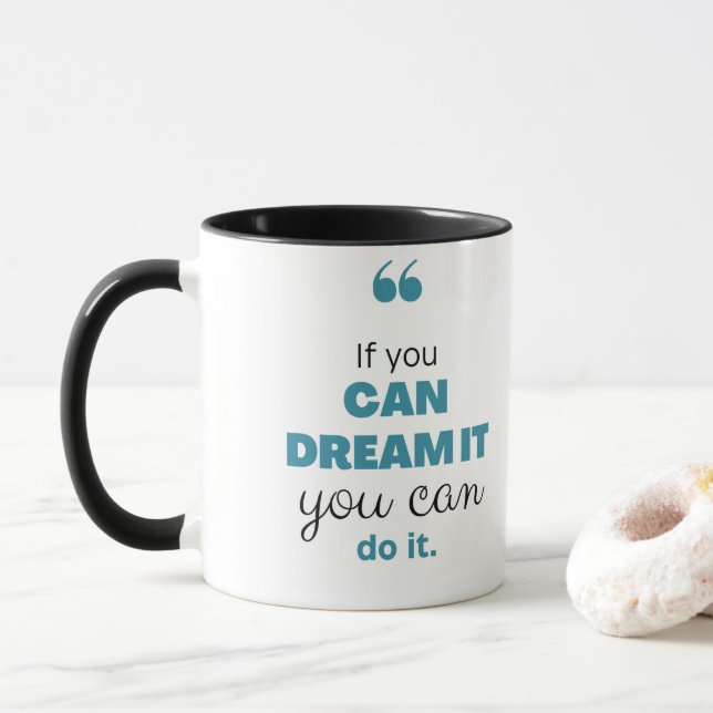 Caneca white mug for coffee OR tea (Com Donut)