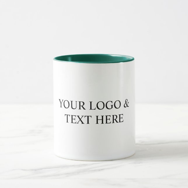 Caneca White Personalized – Your Logo & Text Here (Centro)