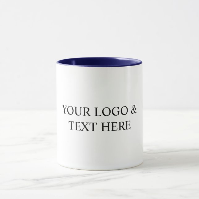 Caneca White Personalized – Your Logo & Text Here (Centro)