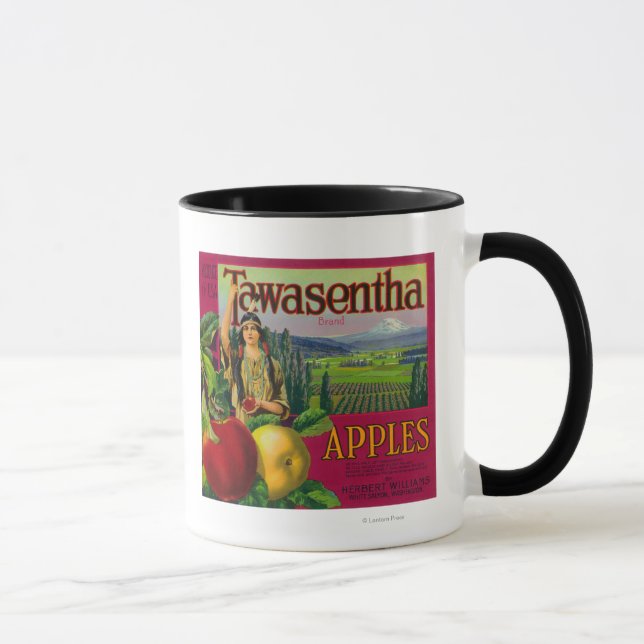 Caneca White Salmon, Washington - Tawasentha Apple Labe (Direita)