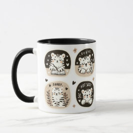 Caneca White Tigers (Tigres Brancos) - "Desculpe, Não Des