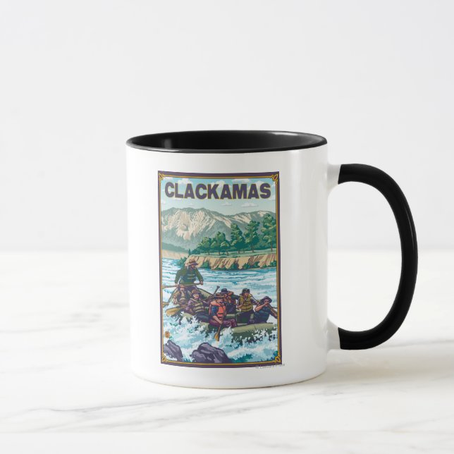 Caneca White Water Rafting - Clackamas, Oregon (Direita)