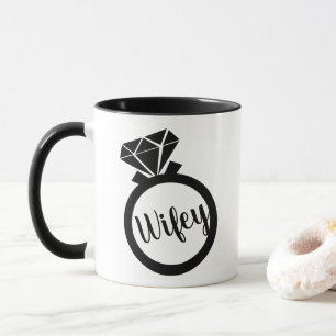 Caneca Wifey do Noivado Trendy