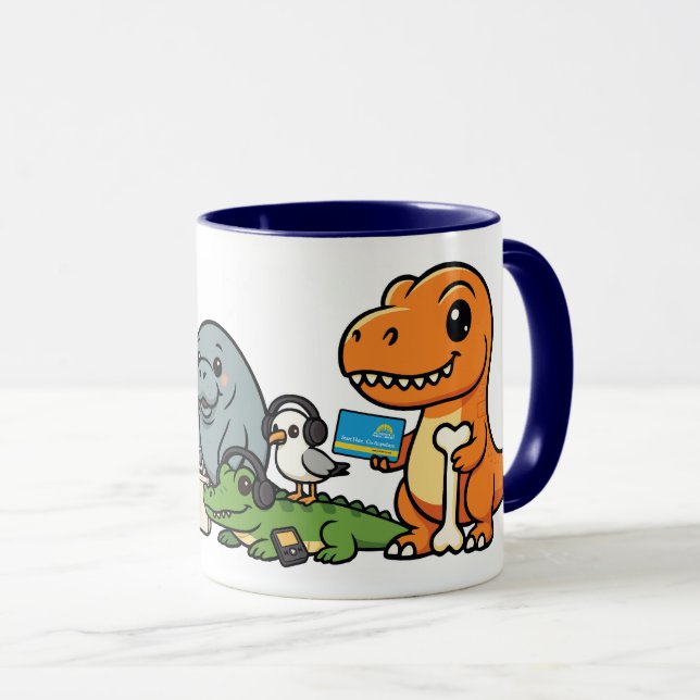 Caneca Wild About Books (Frente Esquerda)