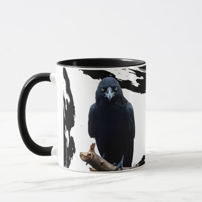 Caneca Wild Nature Crow-Raven Coffee Mug (Esquerda)