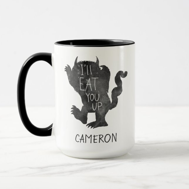 Caneca Wild Thing | Vou te comer | Adicione seu nome (Esquerda)