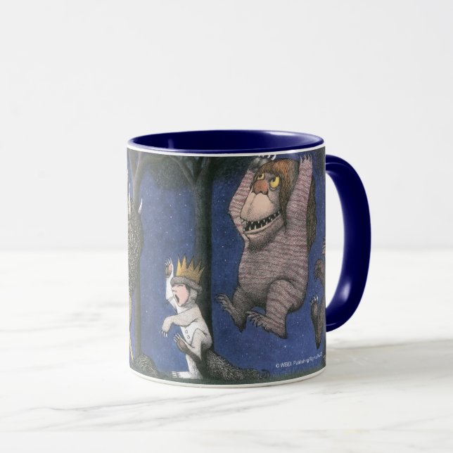 Caneca Wild Things and Max Dancing in Moonlight (Frente Esquerda)