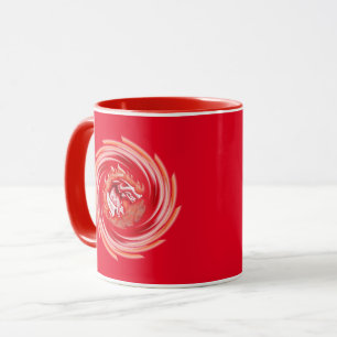Caneca Wild Wolf Whirling Red combo