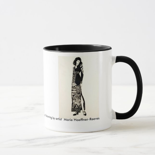Caneca WildAnimalPrint, "formas dos anos 70 " (Direita)