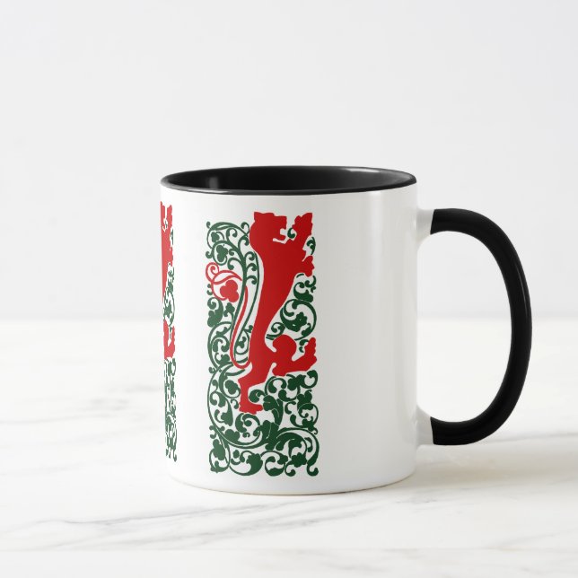 Caneca Will Bradley Heraldic Lion (Direita)
