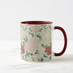 Caneca William Morris Cray Floral Pre-Raphaelite Vintage
