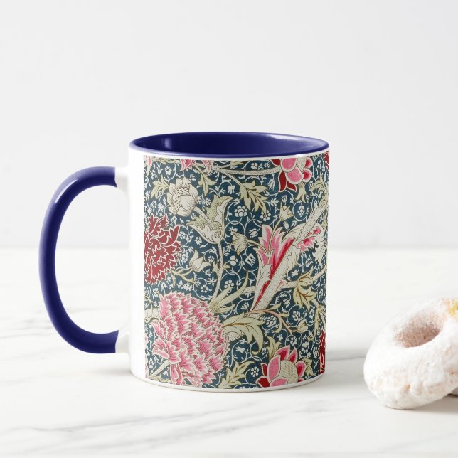 Caneca William Morris Cray Mug (Com Donut)