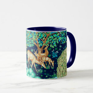 Caneca William Morris Deer por um índio Brook Tapeçaria