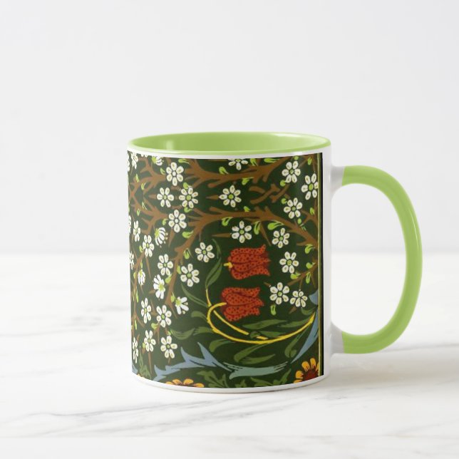 Caneca William Morris Design, design Blackthorn (Direita)
