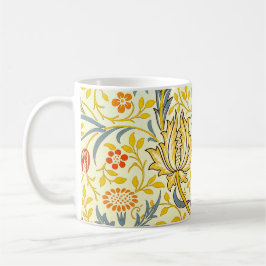 Caneca William Morris Flora Floral Wallpaper Padrão