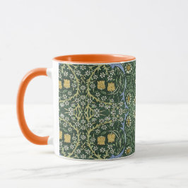 Caneca William Morris Floral Vintage Art Design