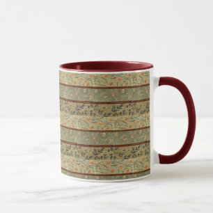 Caneca William Morris John Dearle Tela Bordado