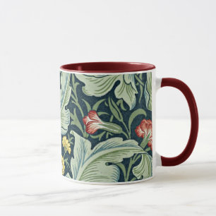 Caneca William Morris - Leicester vintage design floral