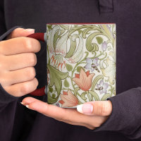 William Morris Lily Art Nouveau Padrão Floral Dois