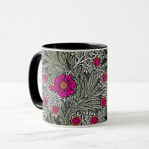 Caneca William Morris Marigold, Cinza / Grey e Fuchsia