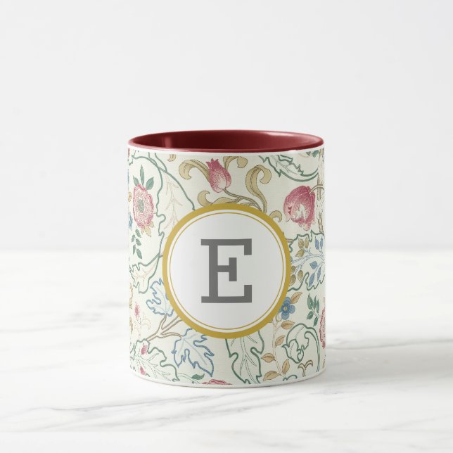 Caneca William Morris PERSONALIZADO INICIAL (Centro)