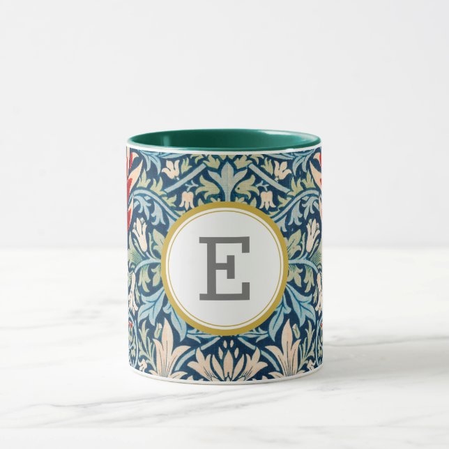 Caneca William Morris PERSONALIZADO INICIAL (Centro)