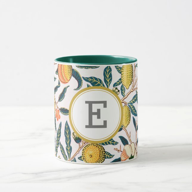 Caneca William Morris PERSONALIZADO INICIAL (Centro)