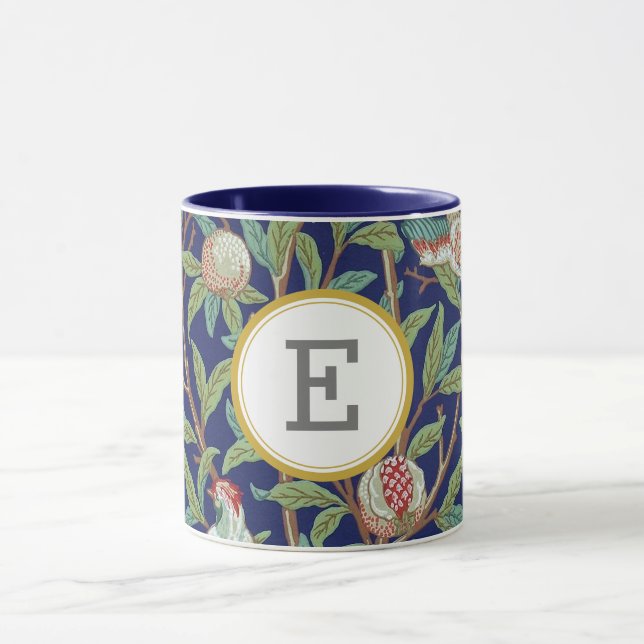 Caneca William Morris PERSONALIZADO INICIAL (Centro)