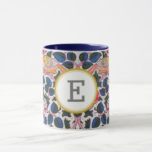 Caneca William Morris PERSONALIZADO INICIAL