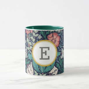 Caneca William Morris PERSONALIZADO INICIAL