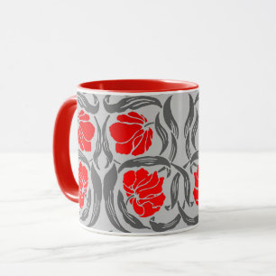 Caneca William Morris Pimpernel, Cinzas prateadas e verme